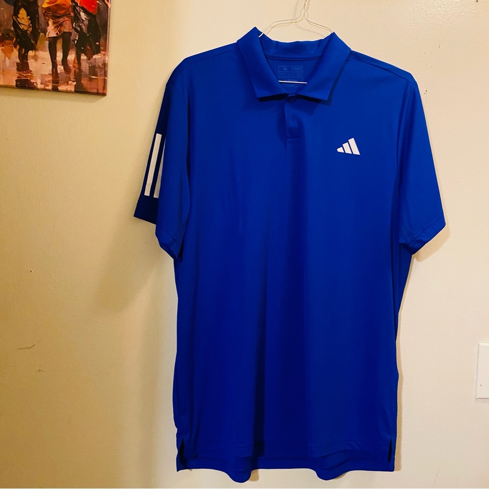 Adidas Men's Vibrant Blue Polo